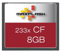Maxflash Compact Flash Card 8 GB (CF8G233M-R)